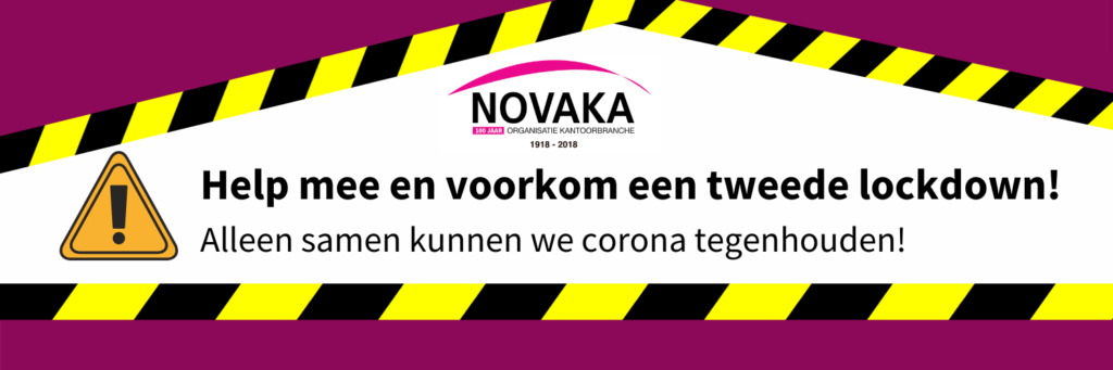 Twitter banner "Help mee en voorkom een tweede lockdown!"