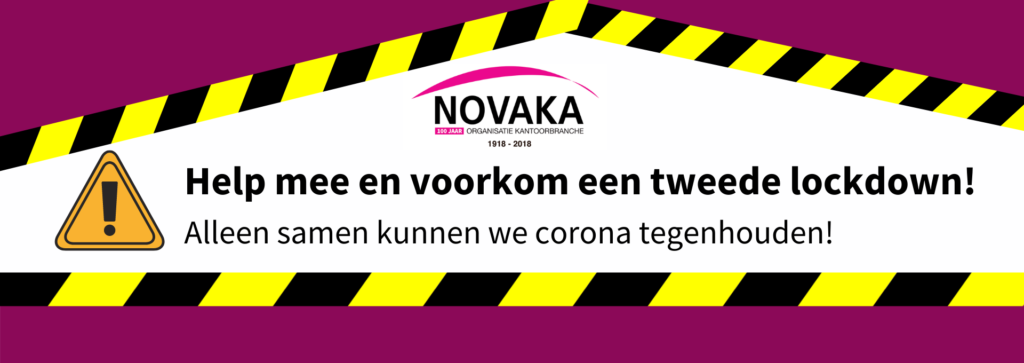 Website banner "Help mee en voorkom een tweede lockdown!"